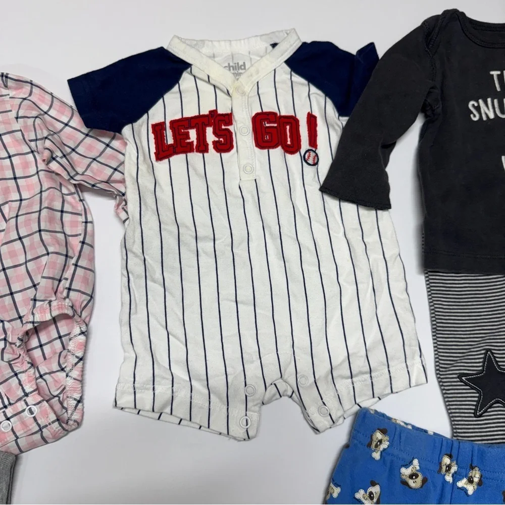 Assorted Baby Onesies Set 0-3m. 14pcs.